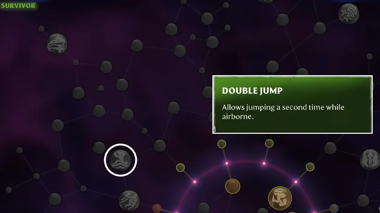 Double Jump is one of the best skills for exploration and combat in Enshrouded 
