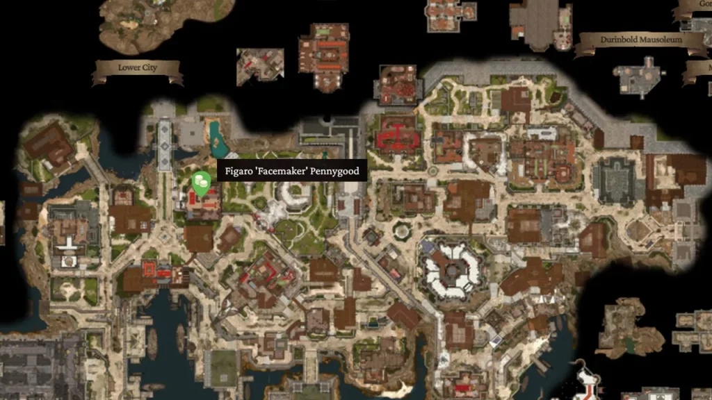 Clothing Shop Location for Outfit in Baldur's Gate