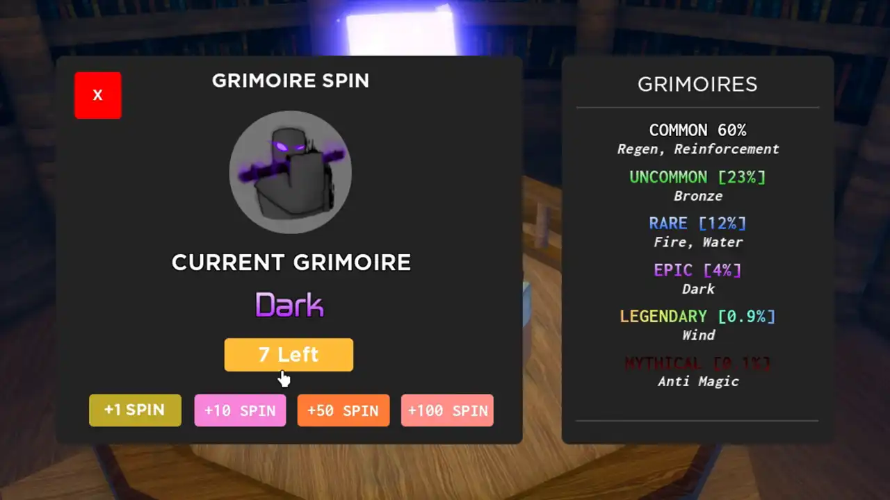 Grimoires can help you defat tough enemies in Grimoires Era