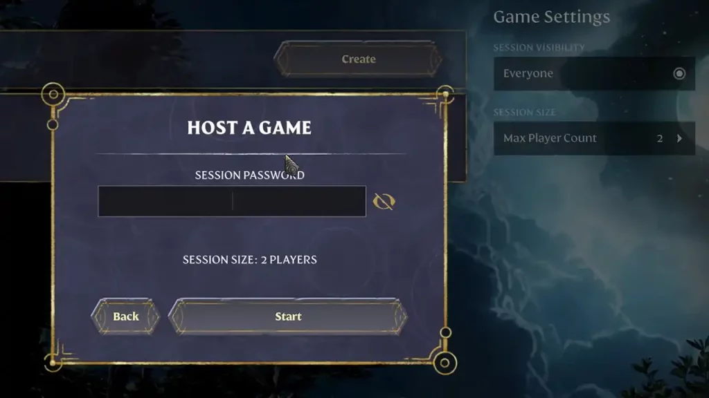 Host a password protected Enshrouded Multiplayer Server with 16 Players