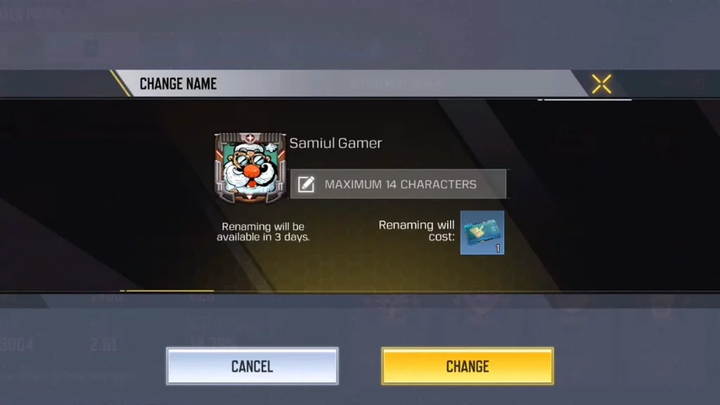 How To Set Invisible Name In COD Mobile