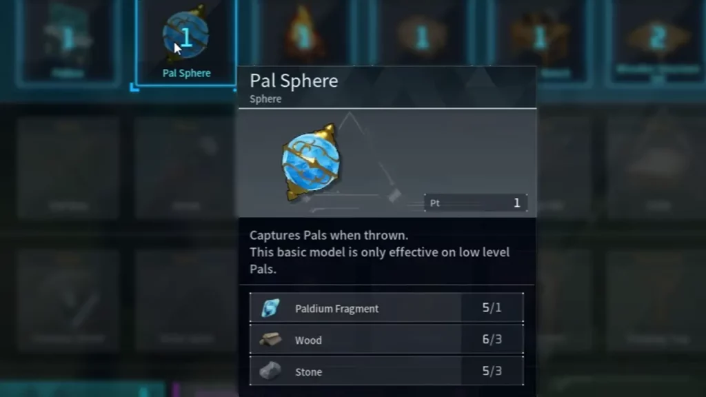 how to use pal sphere to catch pals
