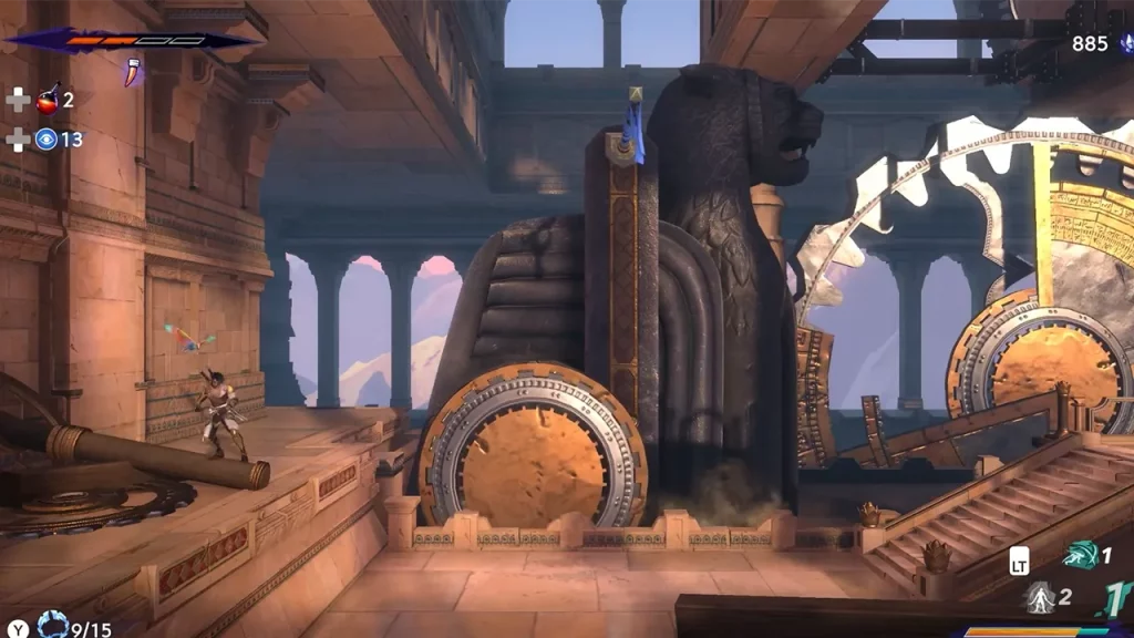Jump On The Left Wall In Prince Of Persia The Lost Crown