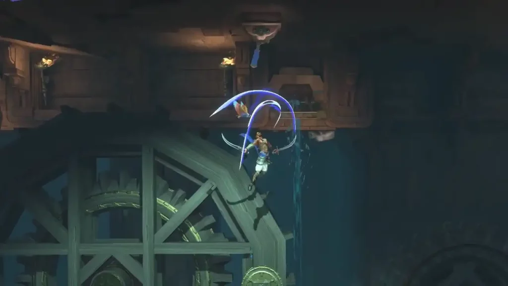 The Water Wheel Puzzle in Lower City Prince of Persia The Lost Crown