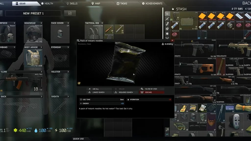 Where To Find Pack Of Instant Noodles In Escape From Tarkov