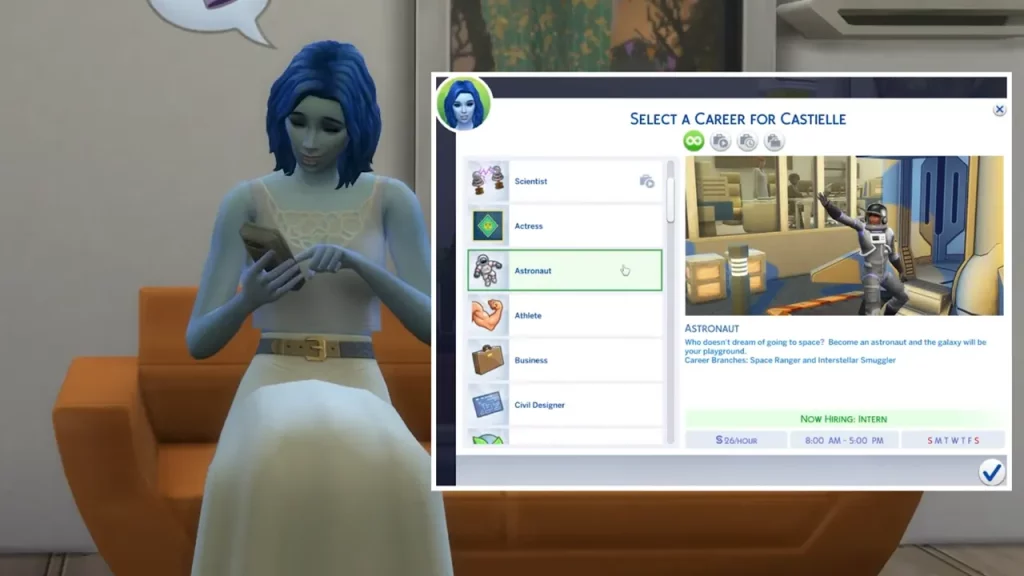Becoming Astronaut to do Space Missions in the Sims 4