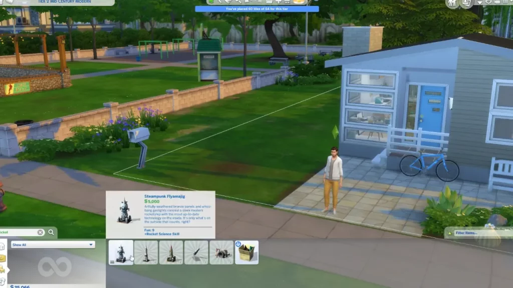 Building Rocket to do Space Missions in the Sims 4