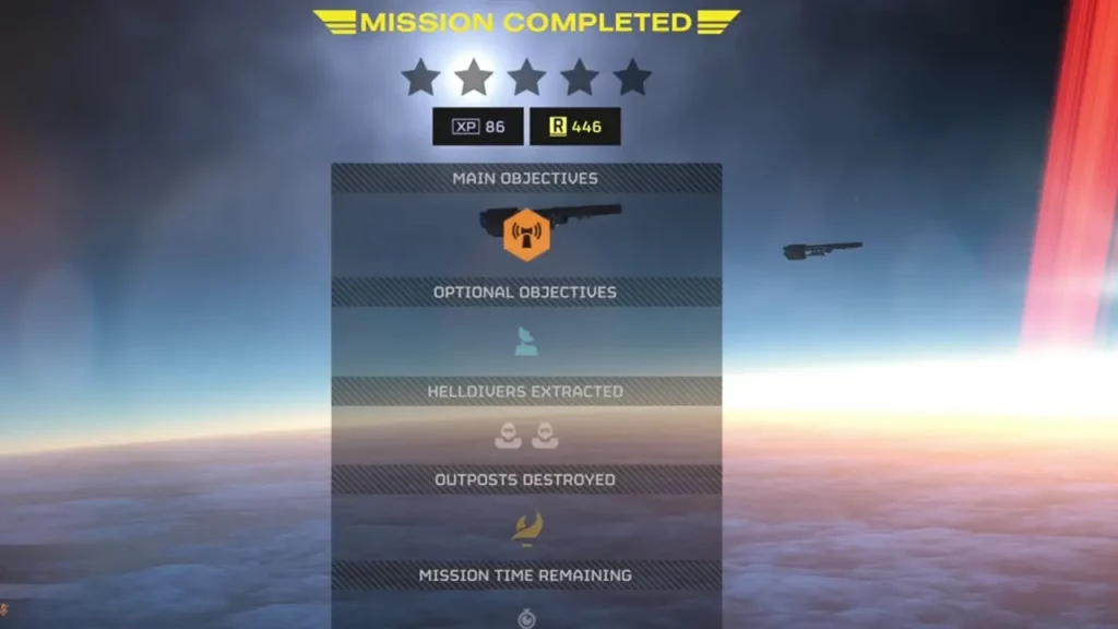 Optional Objective is also known as Secondary Objective in Helldivers 2