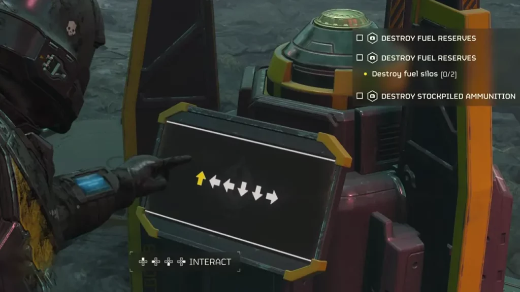 The Hell Bomb will be activated once you have entered the correct sequence (Image: Jason's Video Games Source)