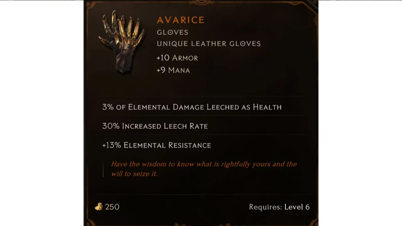 How To Get Avarice Gloves In Last Epoch