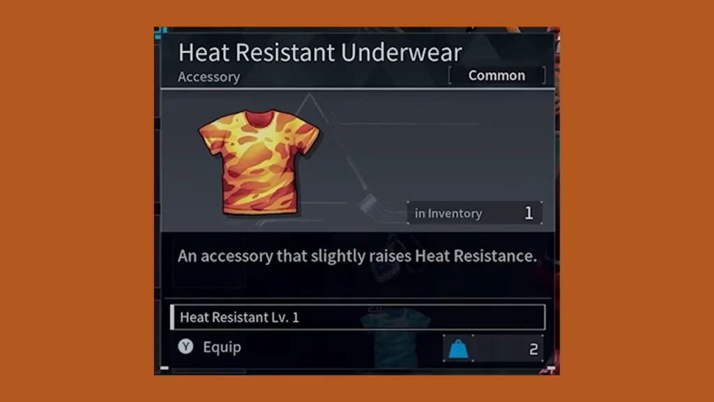 The Heat Resistant Underwear can be used while exploring hot regions in Palworld 