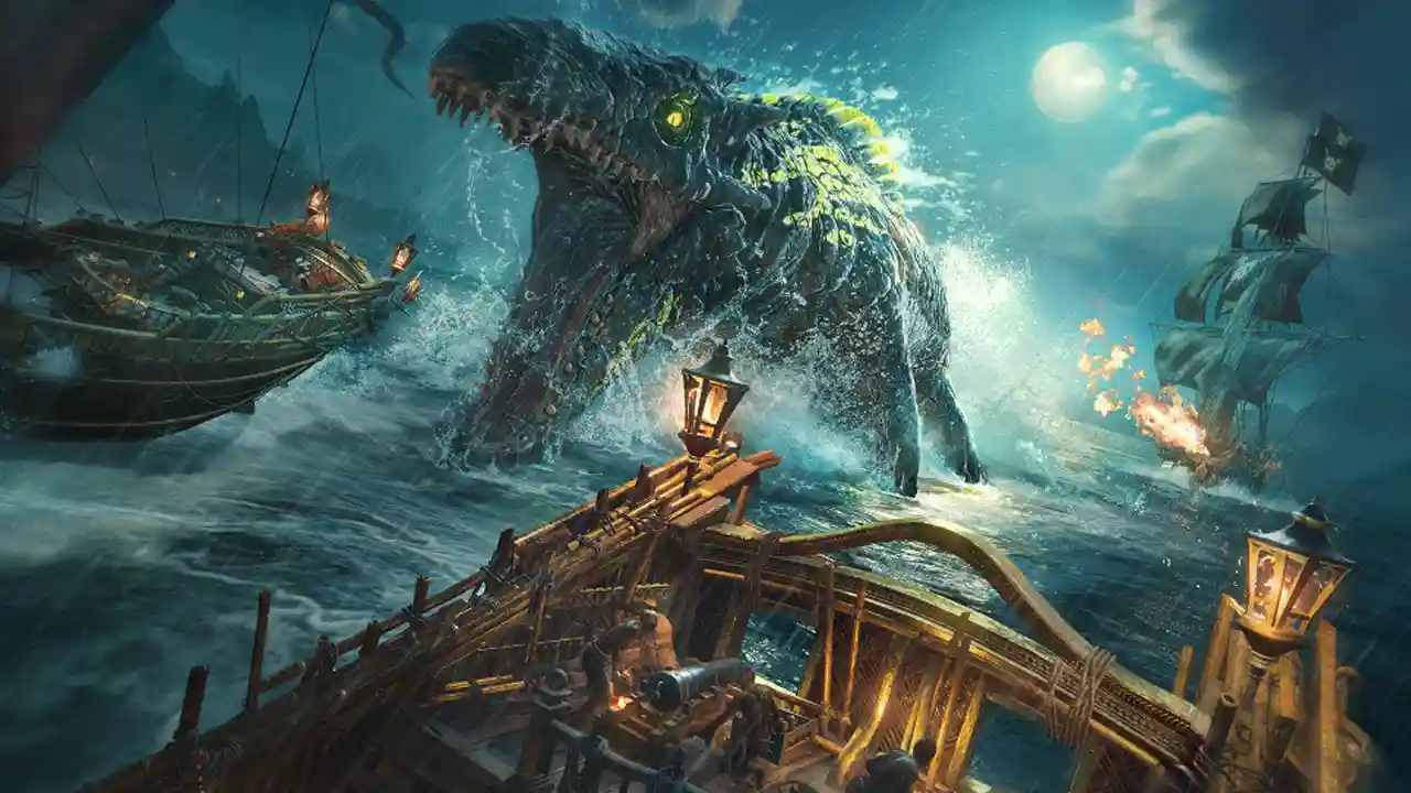 Kuharibu is one of the first sea monsters you will have to defeat in Skull and Bones