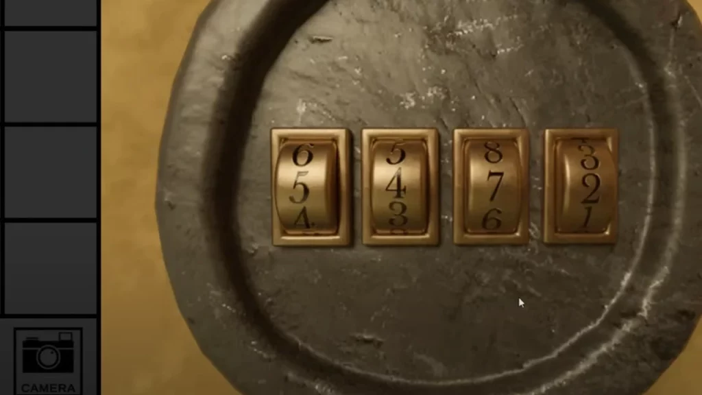 4 digit code for opening lock in bathroom