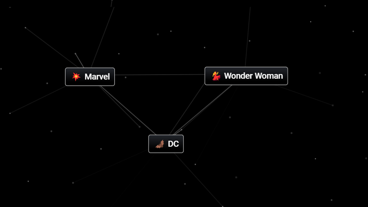 Combine Marvel and Wonder Woman to make DC in Infinite Craft 
