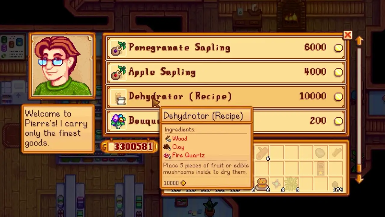 How To Build The Dehydrator In Stardew Valley