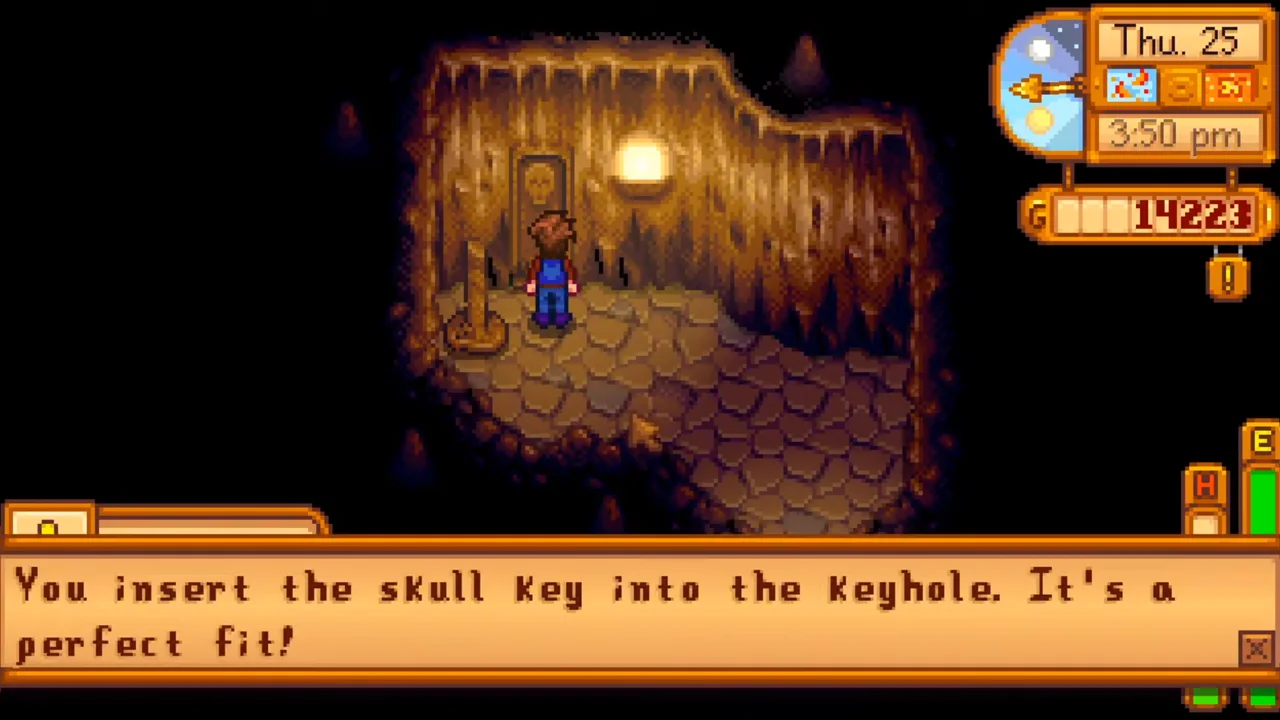 How To Get And Use the Skull Key In Stardew Valley