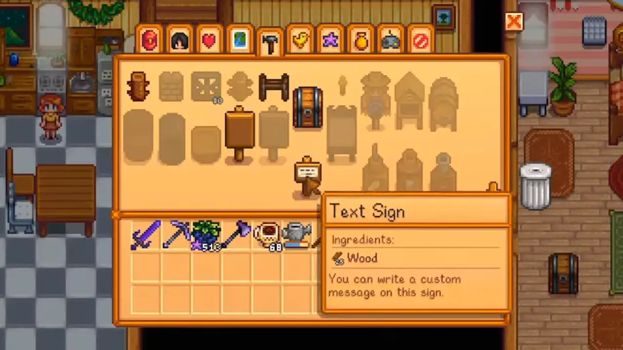 How To Get Text Sign In Stardew Valley