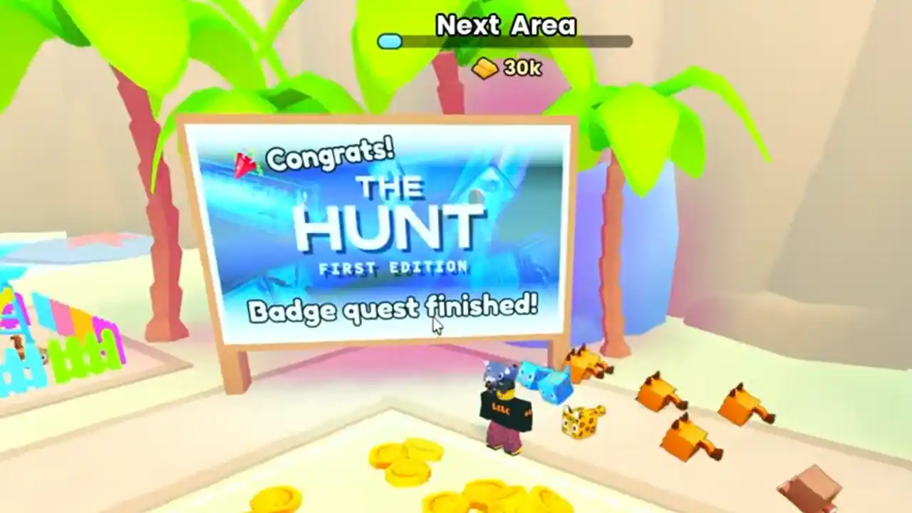 How To Get The Hunt Badge In Pet Simulator 99