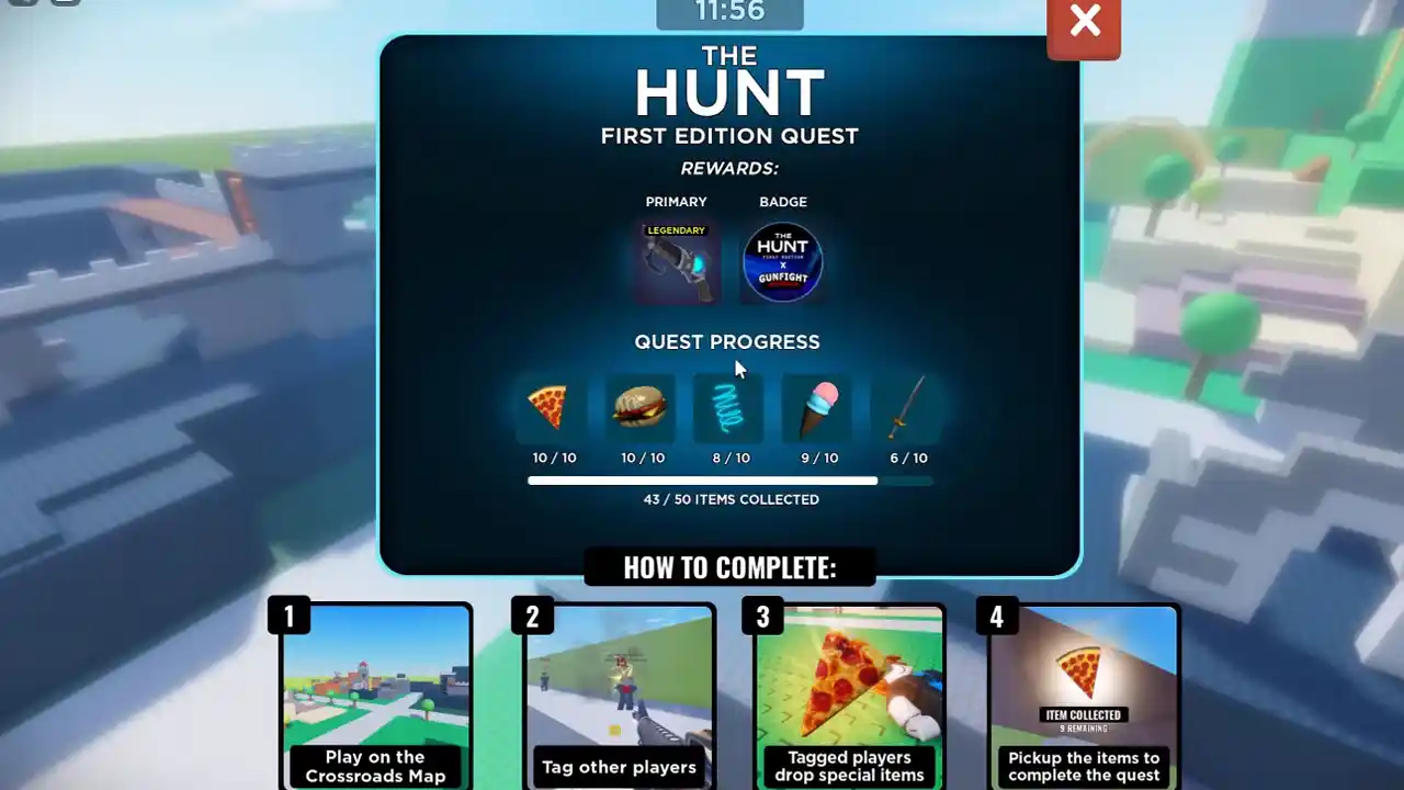 How To Get The Hunt Badge In Roblox Gunfight Arena
