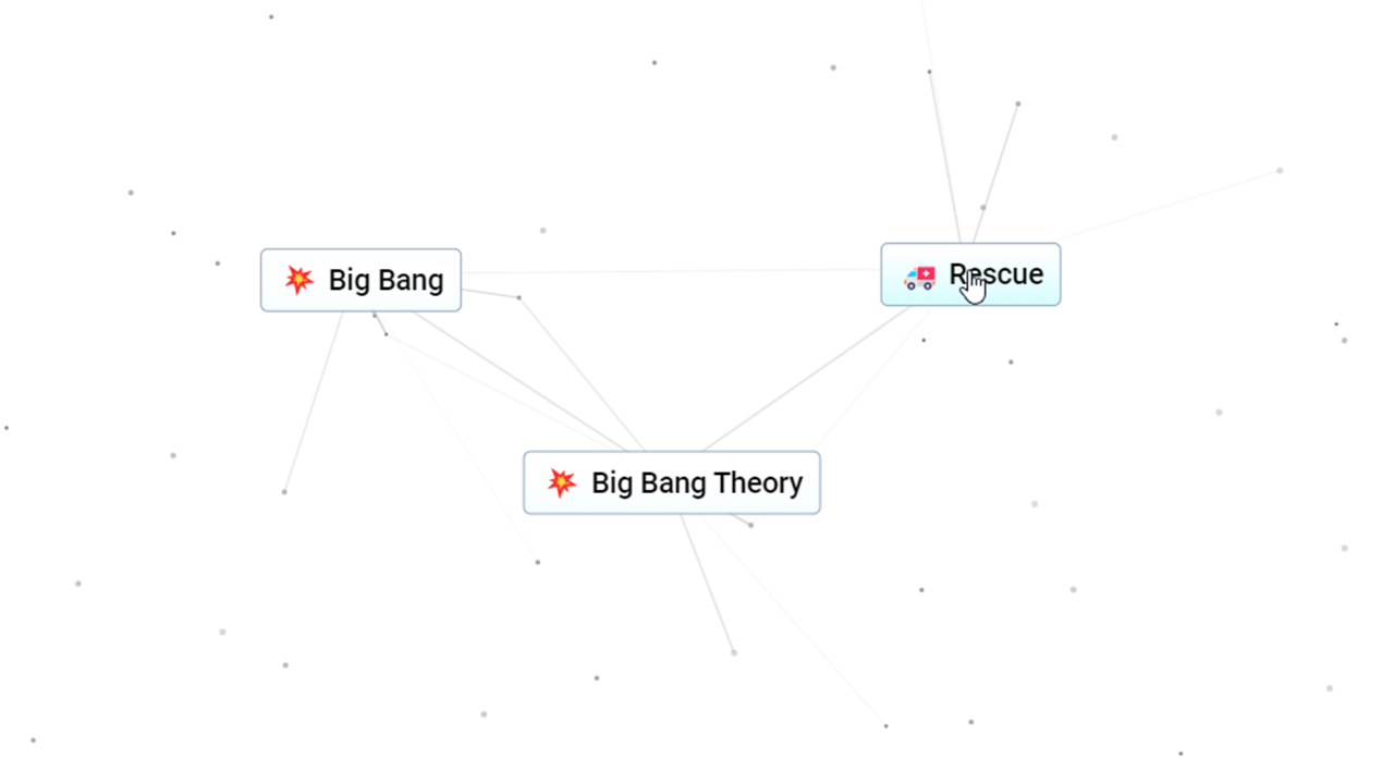 Combine Big Bang and Rescue to make Big Bang Theory in Infinite Craft