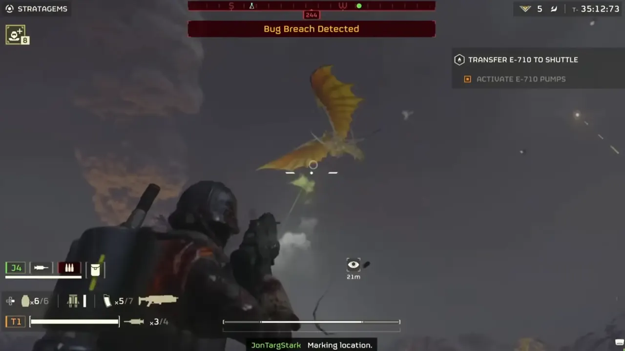 Shriekers are flying Terminids in Helldivers 2