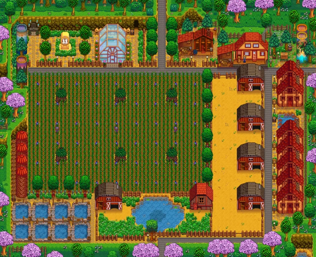 Stardew Valley Barn or Coop Maximizing Production Layout