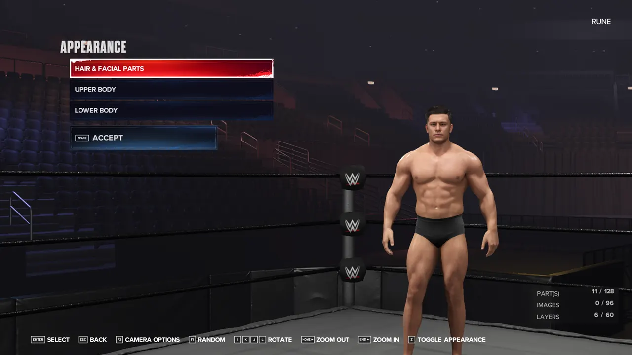 Changing Hairstyle in WWE 2K24