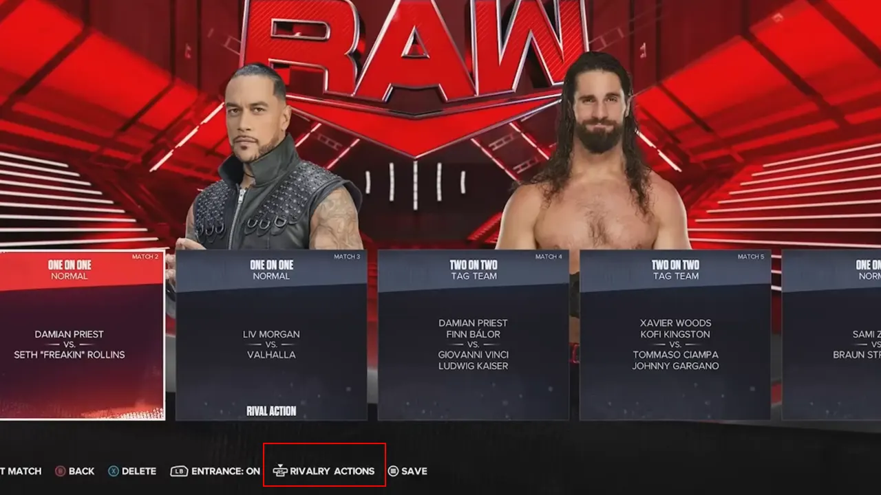 Cashing in through Rivalry Actions in WWE 2K24
