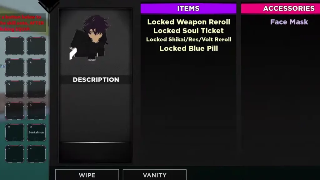 Change Shikai Element and Weapon in Type Soul