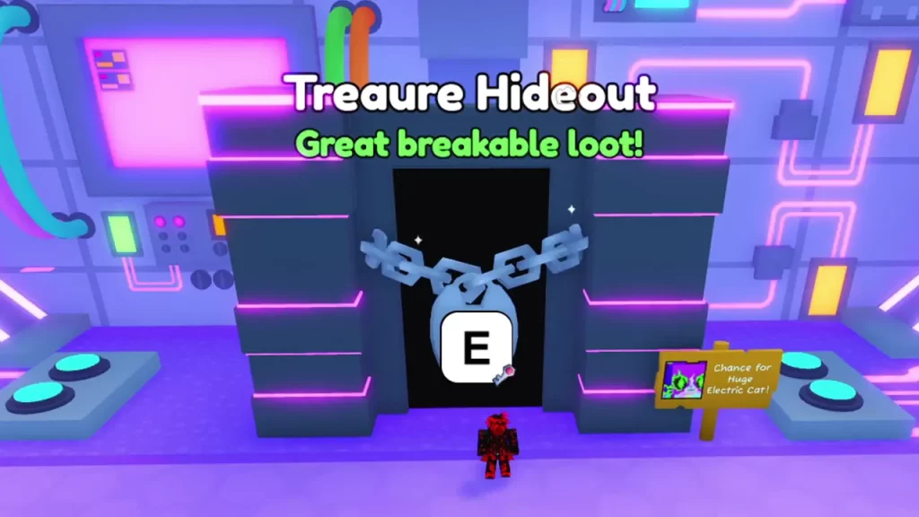 Get Treasure Hideout Keys in Pet Simulator 99