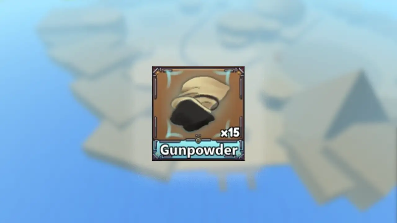How To Get Gunpowder In King Legacy