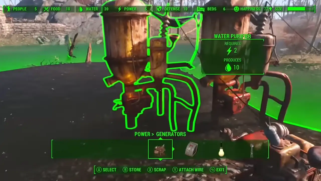 Fallout 4で精製水を入手する方法