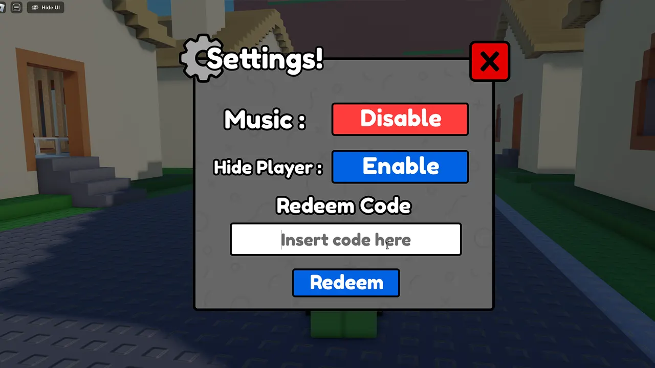 How to Redeem Codes in Find the Noobies Morphs
