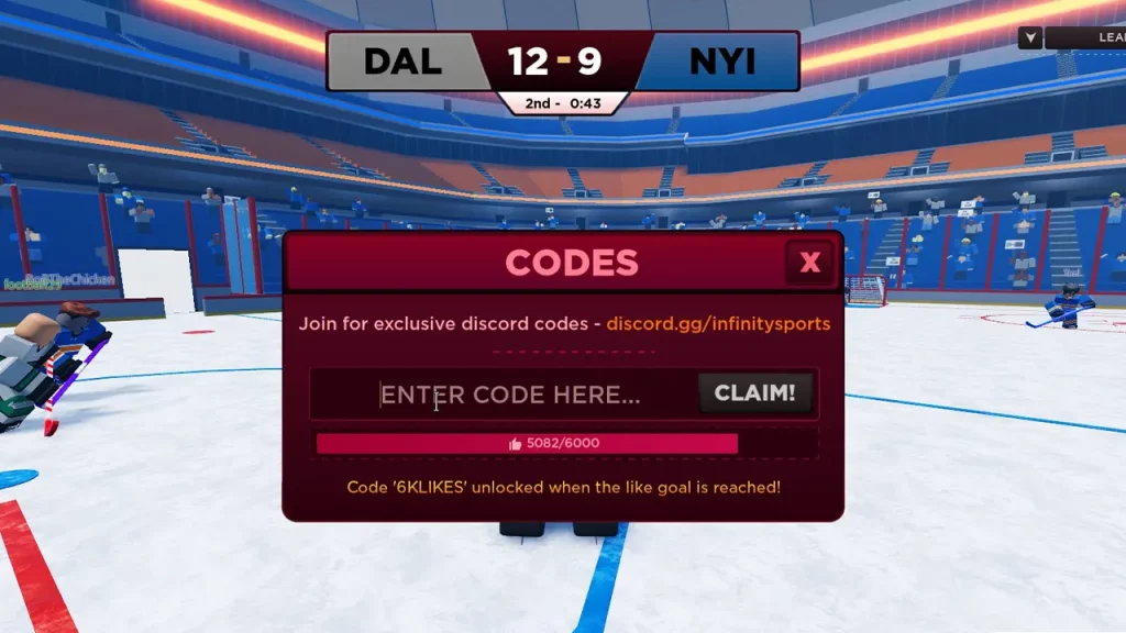 So lösen Sie Hockey Legends-Codes ein