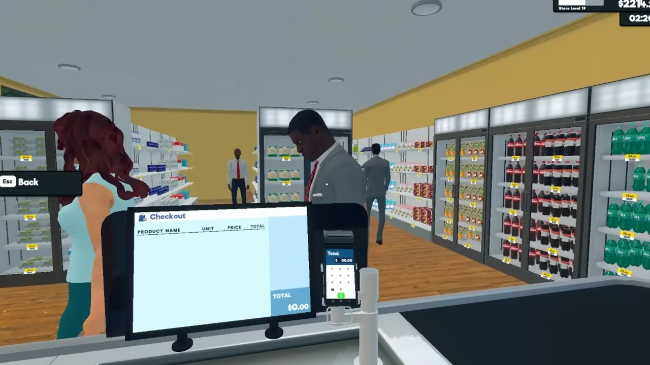 get more customers in Supermarket Simulator by keeping things organized