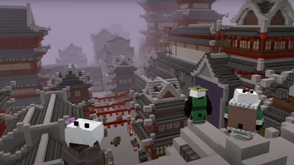 Kung Fu Panda DLC Added in Minecraft Marketplace