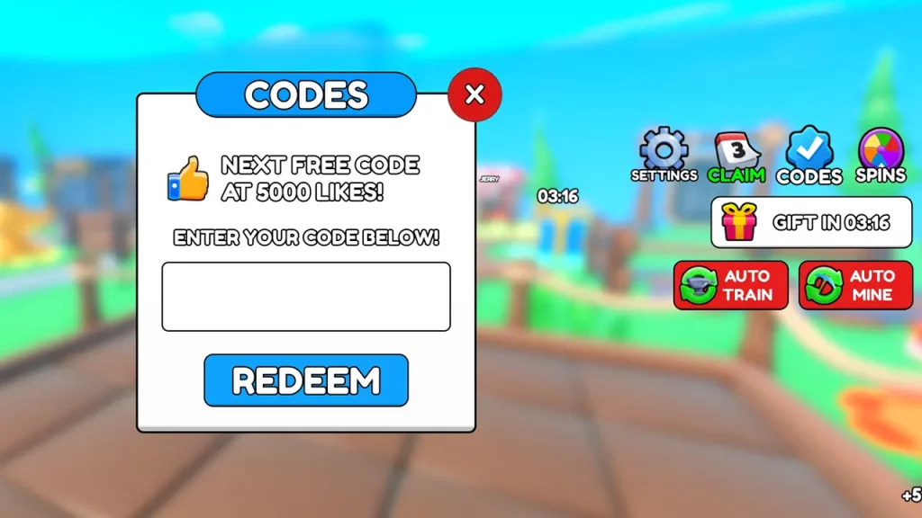 Redeem Mining Simulator! Codes