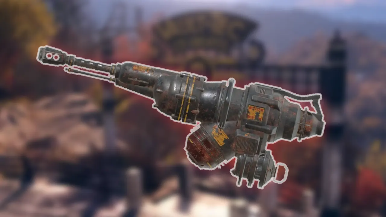 Gauss Minigun in Fallout 76
