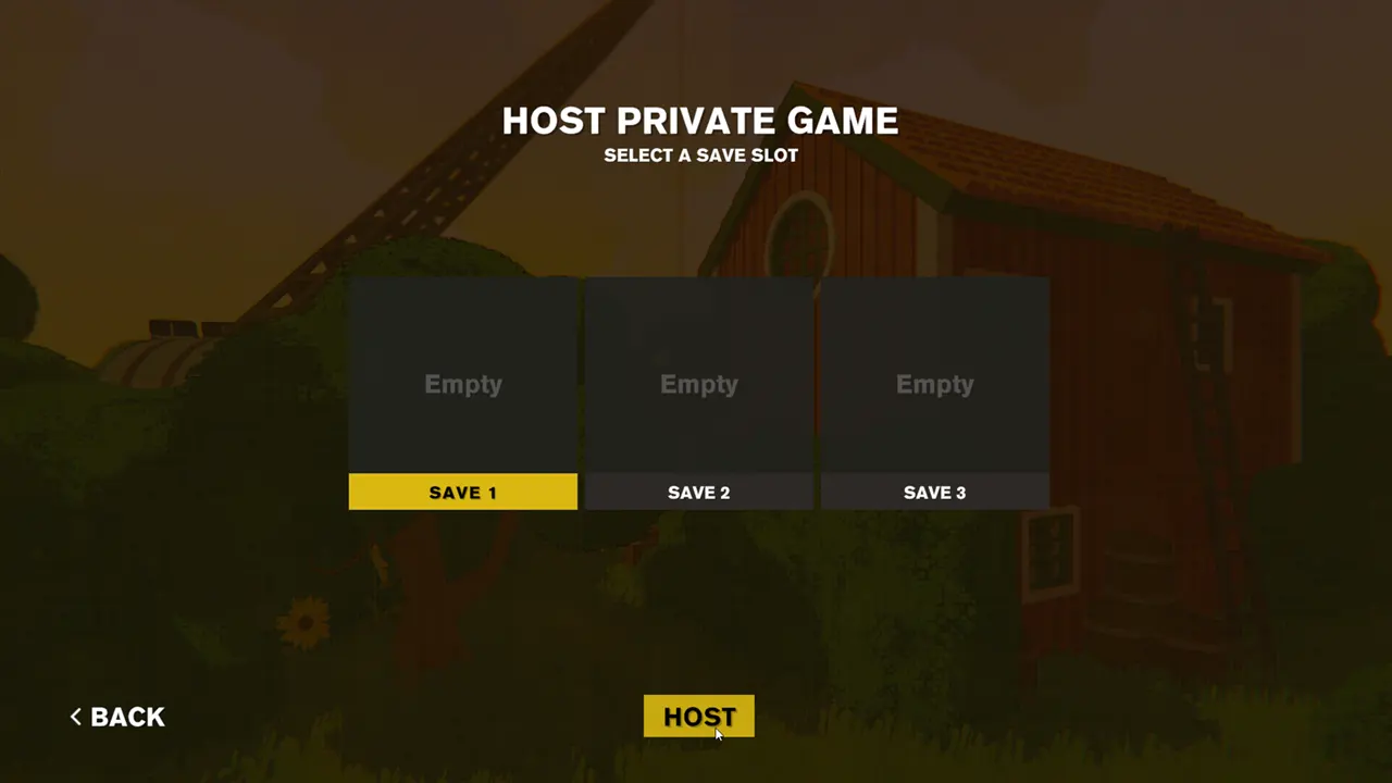 hosting a private game to play Content Warning Solo