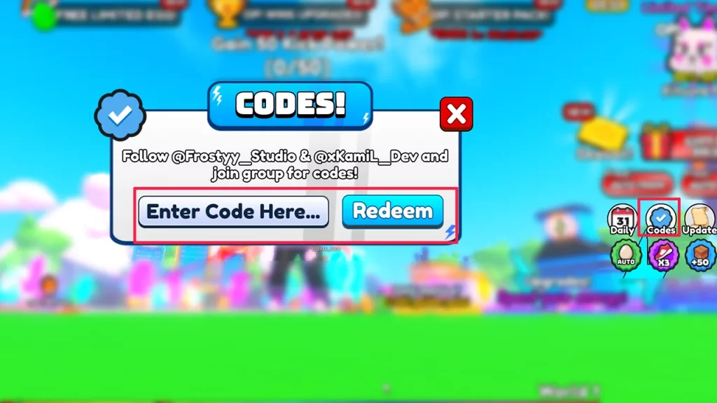 how to redeem Kick A Friend codes