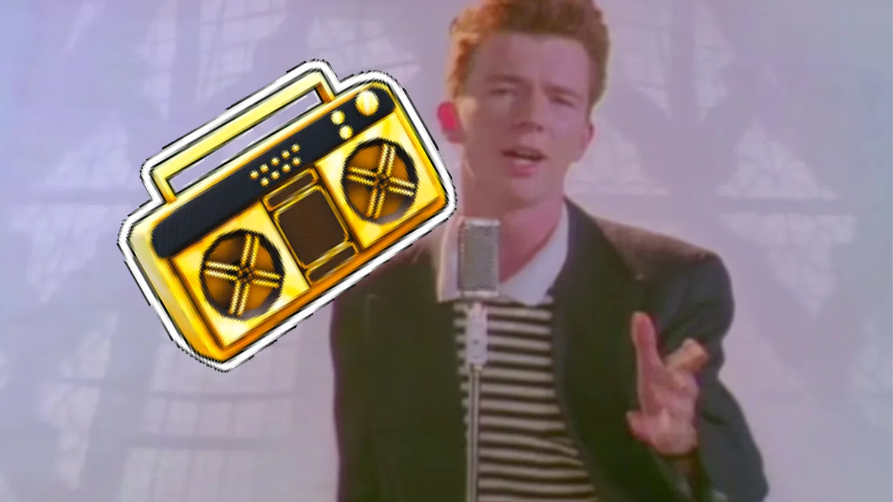 rick roll roblox id codes for song and music