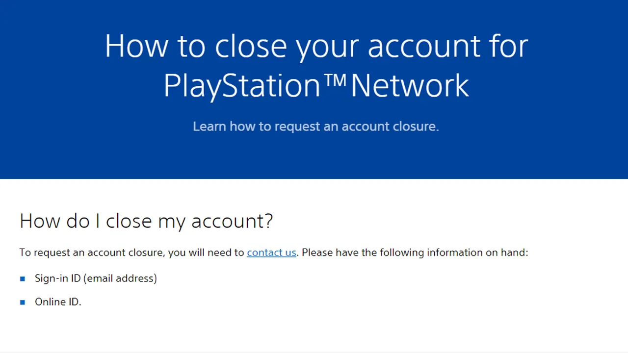 How To Delete A PSN Account