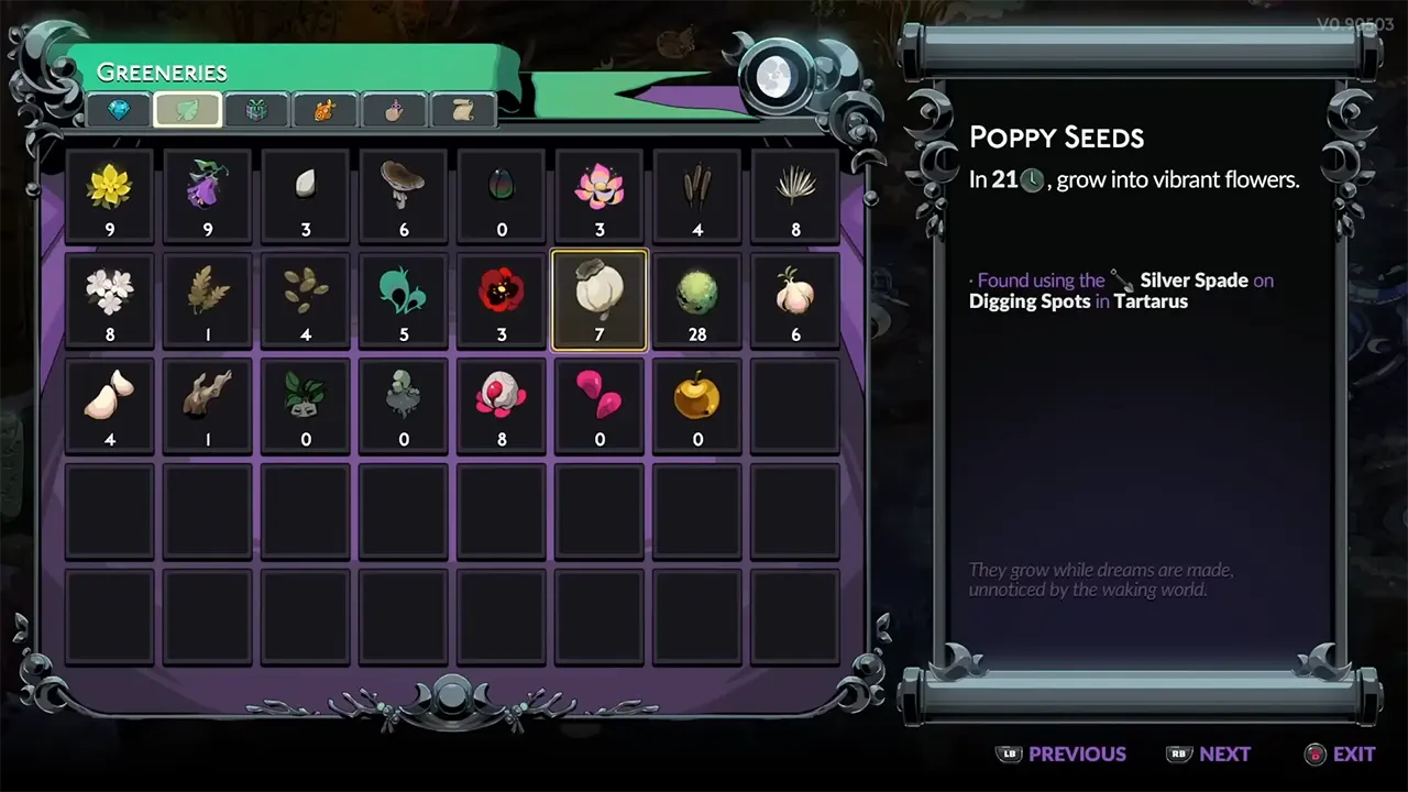 How To Get Poppy Seeds In Hades 2