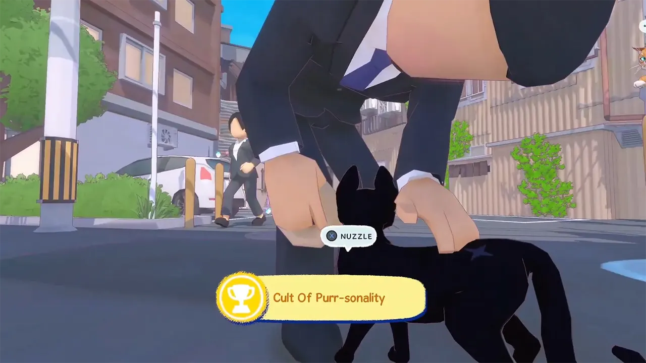 Little Kitty Big City Get Petted And Unlock Cult Of Purr-Sonality Trophy