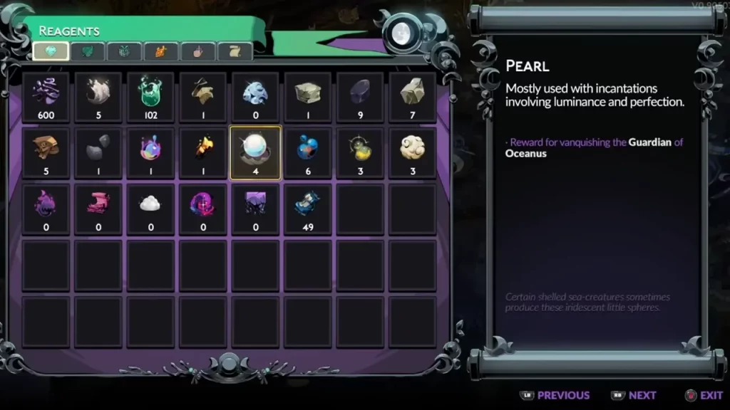 get and use pearl in hades 2