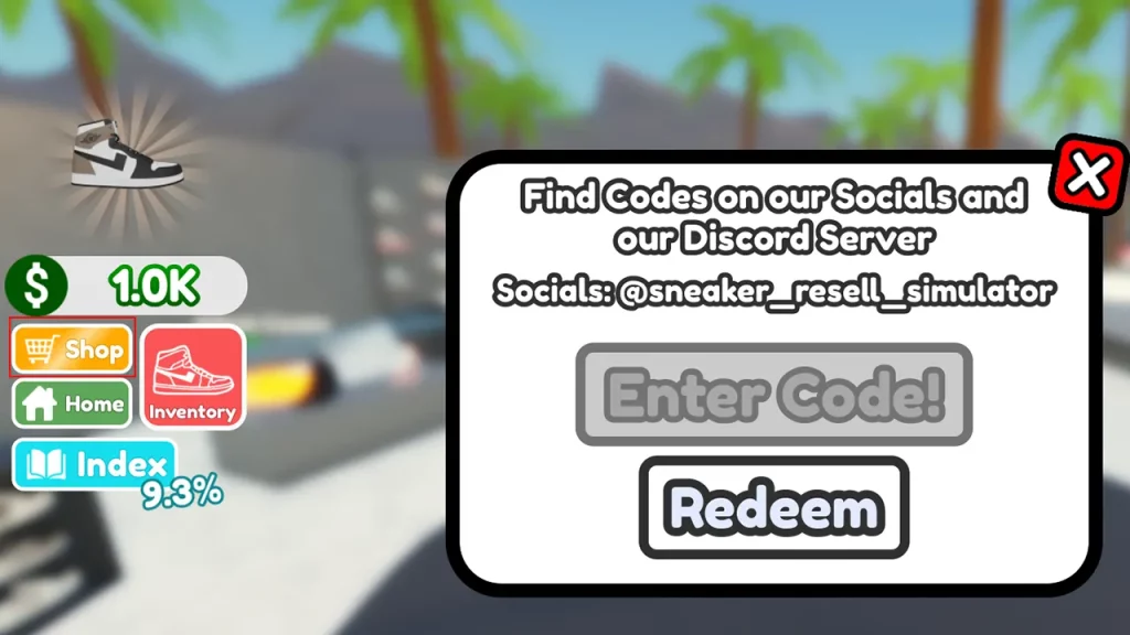 Redeem Sneaker Resell Simulator Codes