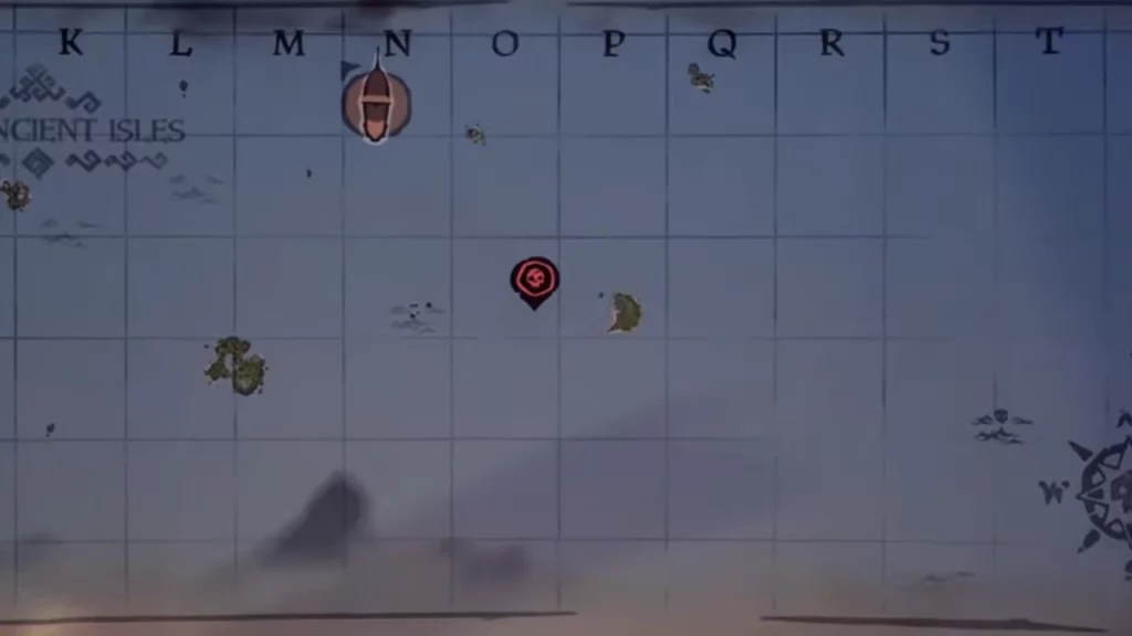 red skull in sea of thieves