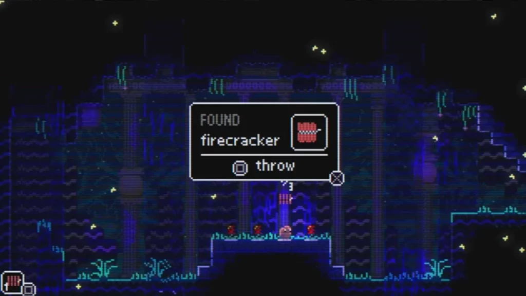 Firecracker in animal well