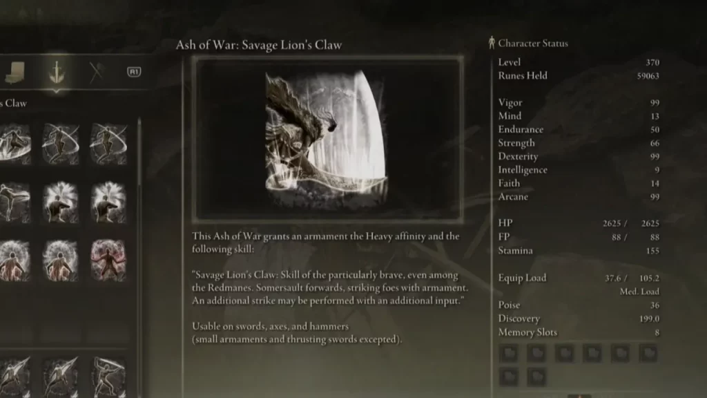 Savage Lion's Claw Location In Elden Ring