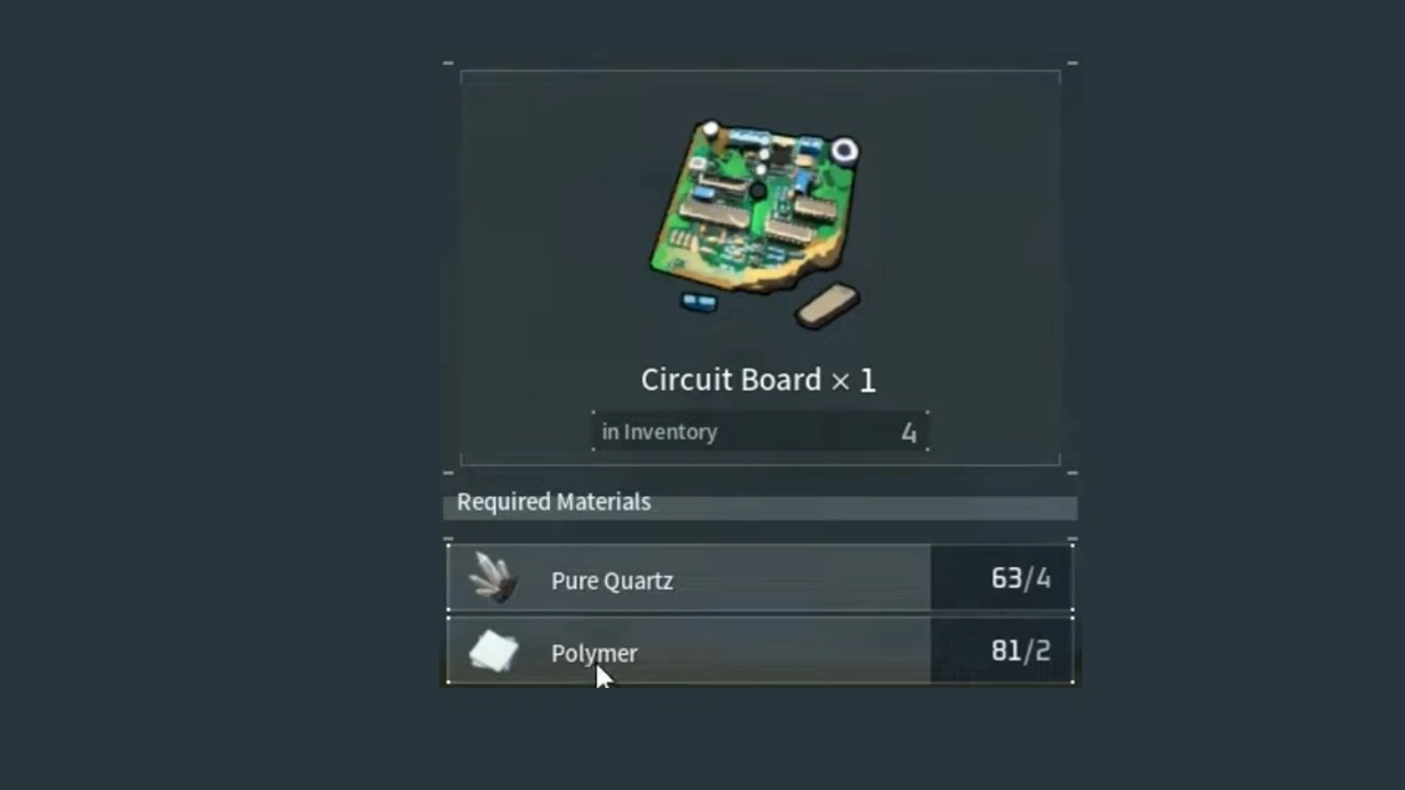 craft circuit board with polymer and pure quartz